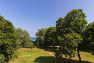 Ausblick aus der Ferienwohnung 13 Villa Wagenknecht auf die Ostsee
