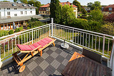 Balkon der Ferienwohnung 26 Villa Seebach 