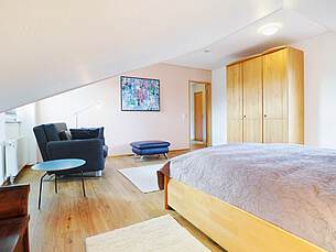 Schlafzimmer Ferienwohnung 06 Villa Sonnengarten