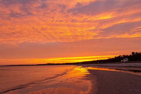 Strand in Boltenhagen bei Sonnenaufgang