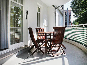 Balkon Ferienwohnung 12 Villa Seebach