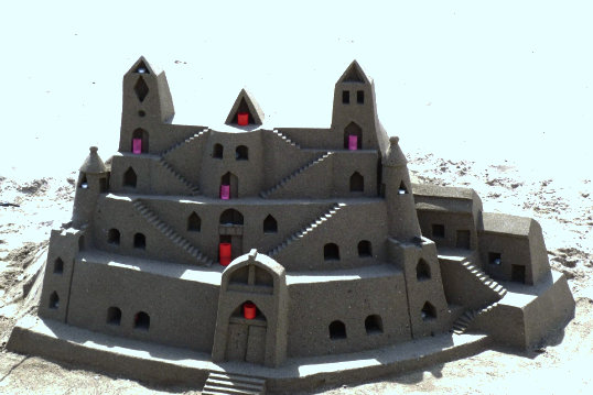 Sandburgen bauen in Boltenhagen